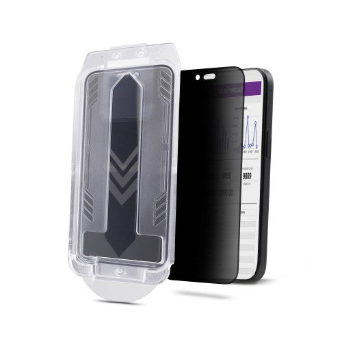 StarTech.com 4-Way 360 Privacy Screen For iPhone 16 Plus, Supports Portrait/Landscape Orientation, Touch-Enabled, Tempered Glass Protector, 4Way Filter, TAA