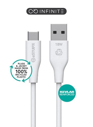 eSTUFF ES605270-BULK USB cable USB 2.0 2 m USB C USB A 60 W White