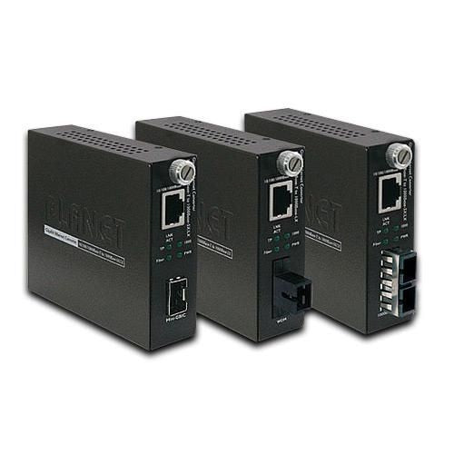 PLANET GST-805A network media converter 2000 Mbit/s Black