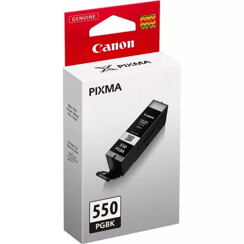 Canon 6496B001/PGI-550PGBK Ink cartridge black pigmented, 300 pages ISO/IEC 24711 2425 Photos 15ml for Canon Pixma IP 8700/IX 6850/MG 5450/MG 6350/MX 725