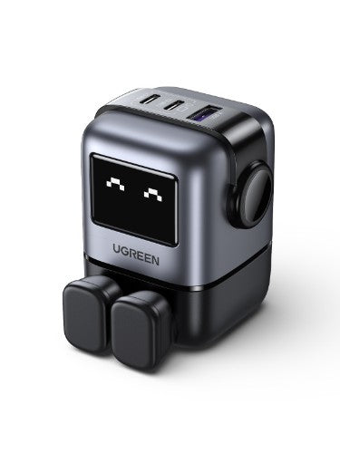 Ugreen USB-A+2C 65W UNO GAN CHARGER Mobile phone, Laptop, Tablet Black AC, USB Indoor