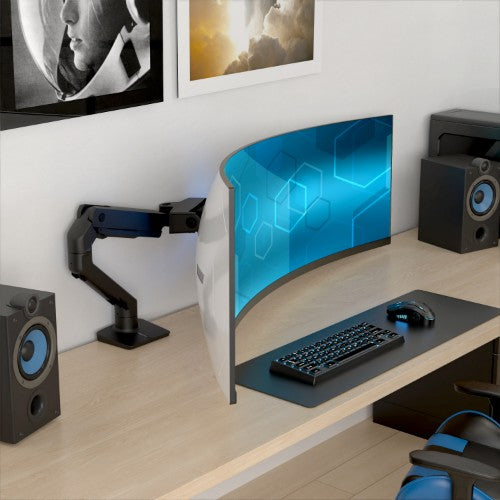 Ergotron HX Series HX ARM WITH VERY HEAVY DUTY PIVOT DESK 144.8 cm (57") Black