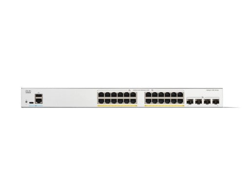 Cisco Catalyst 1300-24FP-4X Managed Switch, 24 Port GE, Full PoE, 4x10GE SFP+, Limited Lifetime Protection (C1300-24FP-4X)