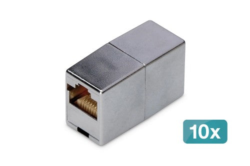 Digitus CAT 5e, Class D, RJ45 Modular Coupler - 10 pieces
