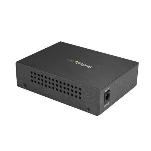StarTech.com Multi-Mode (MM) SC Fiber Media Converter for 10/100/1000 Networks, Standalone Gigabit Ethernet to SC Fiber Converter, 850nm, 550m - TAA