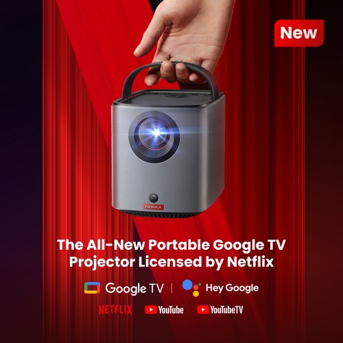 Nebula N2325212 data projector Standard throw projector 400 ANSI lumens LED 1080p (1920x1080) Black, Dark Grey