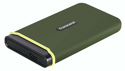Transcend ESD380C 2 TB USB Type-A to USB Type-C 3.2 Gen 2 (3.1 Gen 2) Green