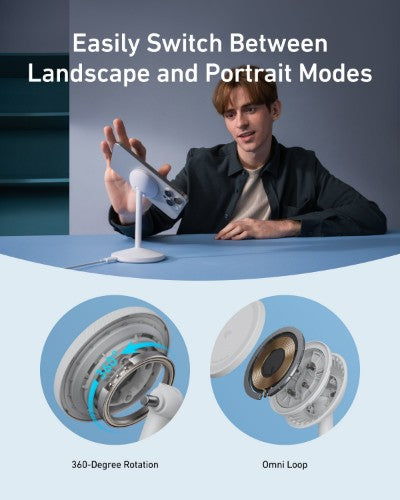 Anker MagGo Headphones, Headset, Smartphone, Smartwatch White USB Wireless charging Fast charging Indoor