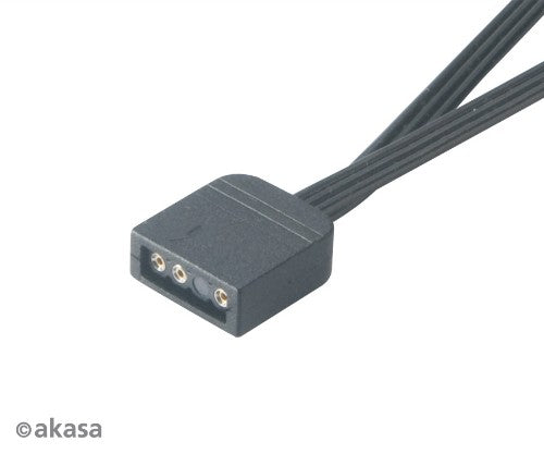 Akasa AK-CBLD08-12BK signal cable 0.12 m Black
