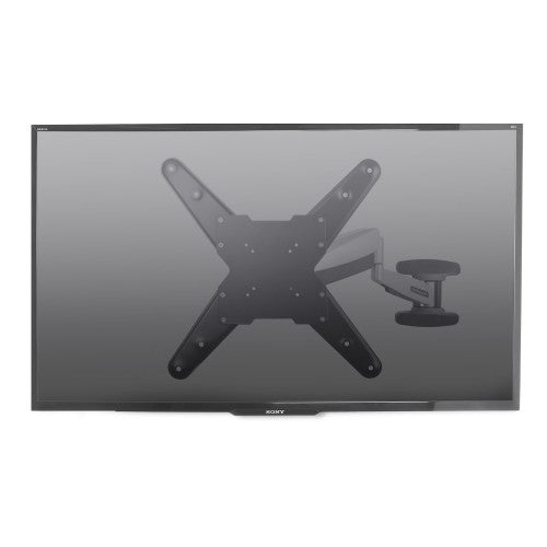 StarTech.com VESA TV Wall Mount, Adjustable Full Motion TV Wall Mount For 23"-55" Displays, Slim TV Mounting Bracket Supports 66lb (30kg), Extendable/Tilting/Swivel TV Wall Mount