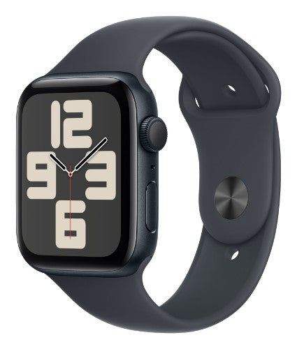 Apple Watch SE GPS 44mm Midnight Aluminium Case with Midnight Sport Band - M/L