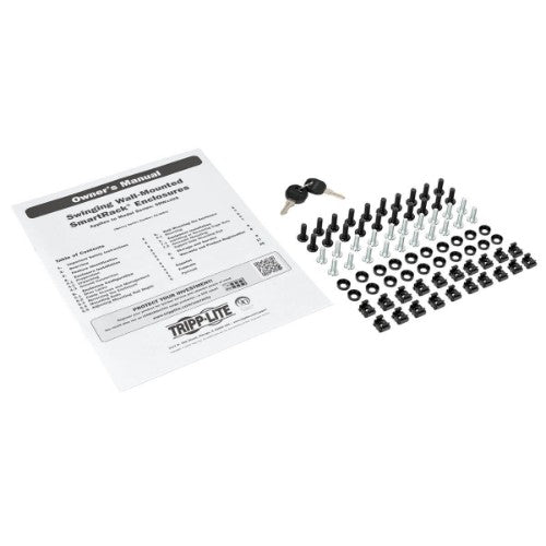 Tripp Lite SRW12US SmartRack 12U Low-Profile Switch-Depth Wall-Mount Small Rack Enclosure, Hinged Back