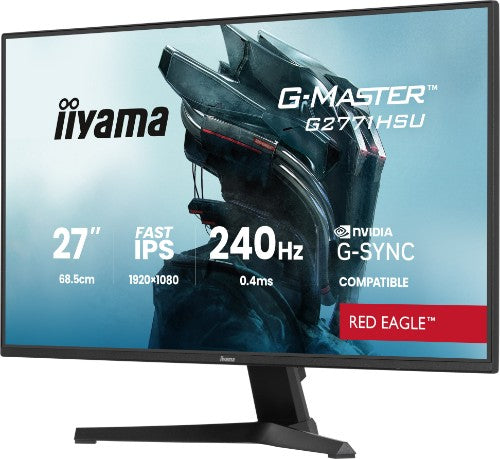 iiyama G-MASTER G2771HSU-B1 computer monitor 68.6 cm (27") 1920 x 1080 pixels Full HD Black