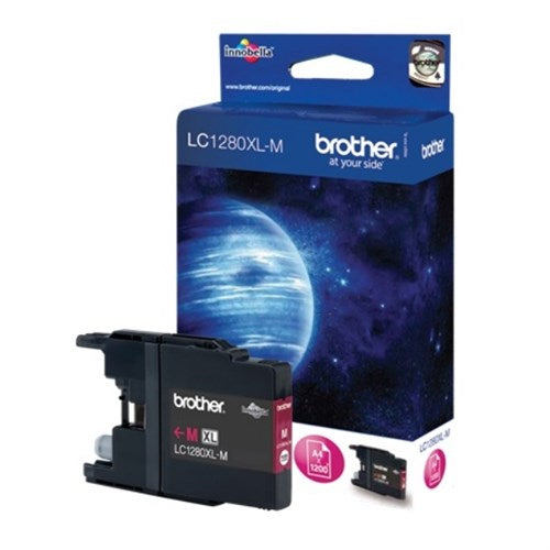 Brother LC-1280XLM Ink cartridge magenta high-capacity, 1.2K pages ISO/IEC 24711 for Brother MFC-J 6510
