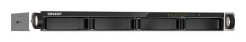 QNAP TS-435XEU NAS Rack (1U) Marvell CN9131 4 GB DDR4 0 TB QNAP QTS Black, Grey