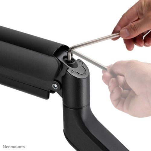 Neomounts DS70-450BL1 Monitor arm 17-42" - gas spring - Topfix - 180°-stop