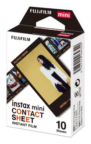 Fujifilm Instax MINI Contact Sheet Film Black
