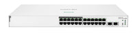 HPE Aruba Networking Aruba Instant On 1830 24G 12p Class4 PoE 2SFP 195W Managed L2 Gigabit Ethernet (10/100/1000) Power over Ethernet (PoE) 1U