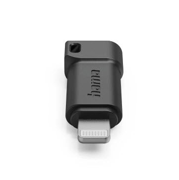 Hama 00201734 lightning cable Black