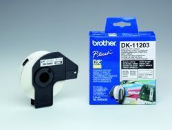 Brother DK-11203 DirectLabel Etikettes 17mm x 87mm 300 for Brother P-Touch QL/700/800/QL 12-102mm/QL 12-103.6mm