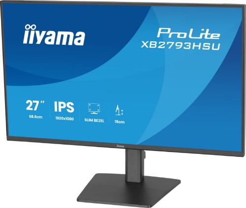 iiyama ProLite XB2793HSU-B1 computer monitor 68.6 cm (27") 1920 x 1080 pixels Full HD LED Black