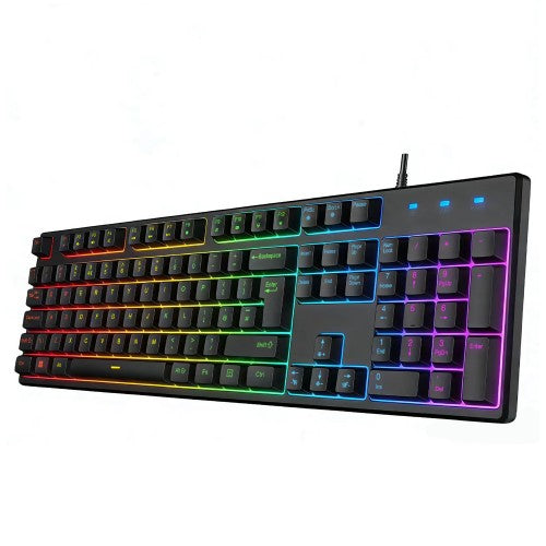 VIDA REBEL 2IN1 BLACK USB DESK KIT keyboard Mouse included Gaming QWERTY UK English