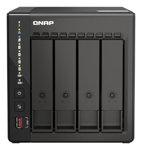 QNAP TS-453E NAS Tower Intel® Celeron® J6412 8 GB 0 TB QNAP QTS Black