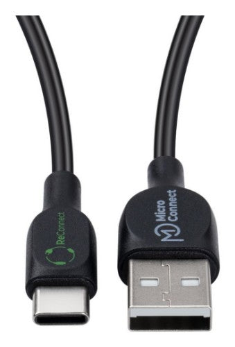 Microconnect ECO-USB3.1CCHAR05B USB cable USB 2.0 0.5 m USB A USB C Black