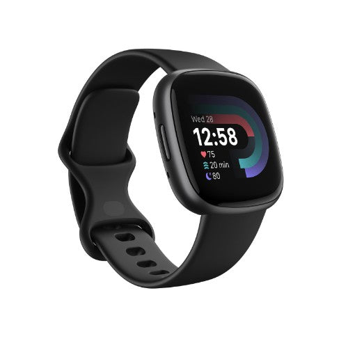 Fitbit Versa 4 Digital Touchscreen Graphite GPS (satellite)