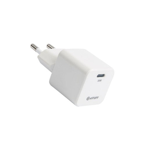 eSTUFF ES637027 mobile device charger Smartphone White AC Fast charging Indoor