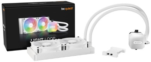 be quiet! LIGHT LOOP 240mm White Processor All-in-one liquid cooler 12 cm 1 pc(s)