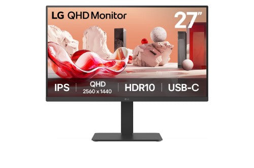 LG 27BA65QB-B.AEU computer monitor 68.6 cm (27") 2560 x 1440 pixels Wide Quad HD LED Black