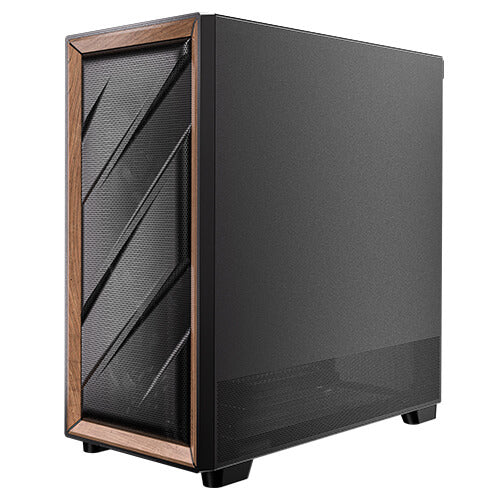 Antec FLUX SE Midi Tower Black, Wood
