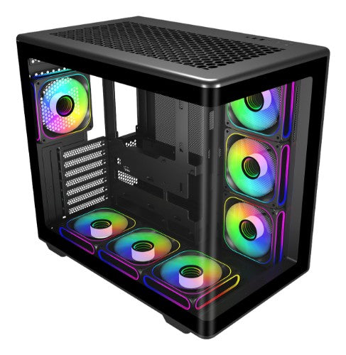 Cooler Master Elite 600 Midi Tower Black, Transparent