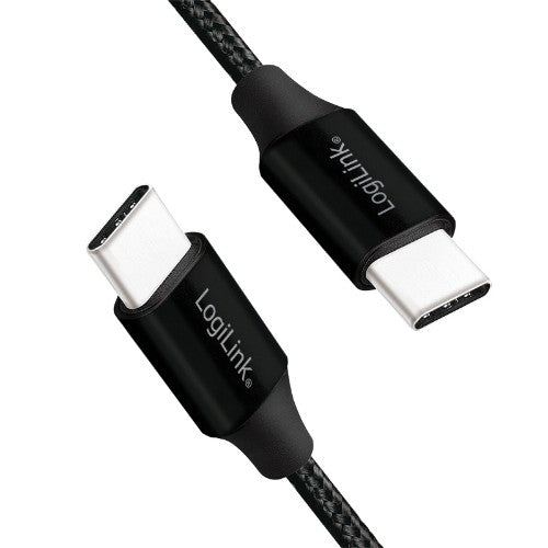 LogiLink CU0154 USB cable USB 2.0 1 m USB C Black