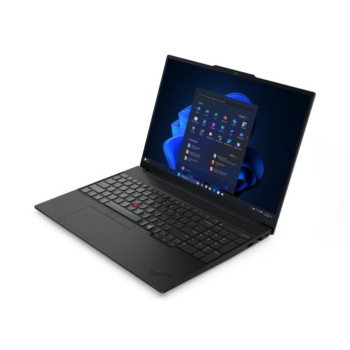 Lenovo ThinkPad E16 Gen 3 (Intel) Copilot+ PC Intel Core Ultra 7 256V Laptop 40.6 cm (16") WUXGA 16 GB LPDDR5x-SDRAM 512 GB SSD Wi-Fi 6E (802.11ax) Windows 11 Pro UK English Black
