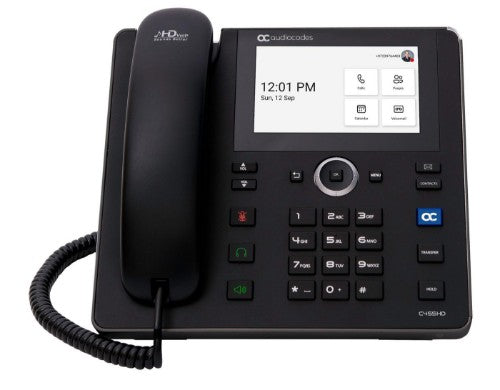 AudioCodes Teams C455HD IP-Phone PoE GbE black