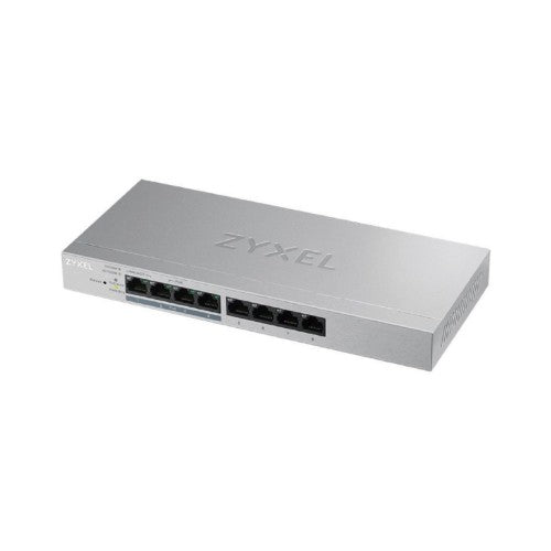 Zyxel GS1200-8HP v2 Managed Gigabit Ethernet (10/100/1000) Power over Ethernet (PoE) Grey