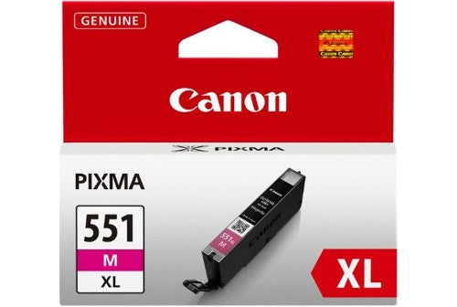 Canon 6445B001/CLI-551MXL Ink cartridge magenta high-capacity, 680 pages ISO/IEC 24711 313 Photos 11ml for Canon Pixma IP 8700/IX 6850/MG 5450/MG 6350/MX 725