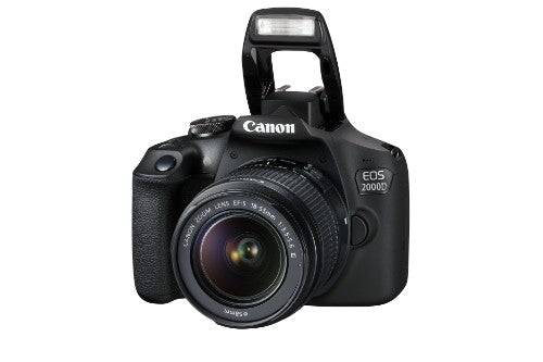 Canon EOS 2000D BK 18-55 IS + SB130 +16GB EU26 SLR Camera Kit 24.1 MP CMOS 6000 x 4000 pixels Black