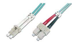 Digitus Fiber Optic Multimode Patch Cord, OM4, LC / SC