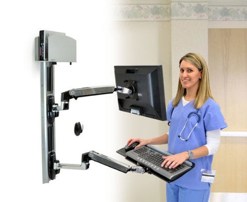 Ergotron LX Wall Mount System monitor mount / stand