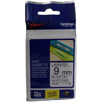 Brother TZE-221 DirectLabel black on white Laminat 9mm x 8m for Brother P-Touch TZ 3.5-18mm/6-12mm/6-18mm/6-24mm/6-36mm