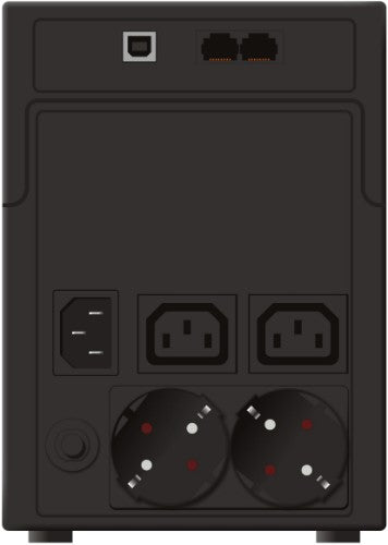 PowerWalker VI 1200 SHL Schuko uninterruptible power supply (UPS) Line-Interactive 1.2 kVA 600 W 4 AC outlet(s)