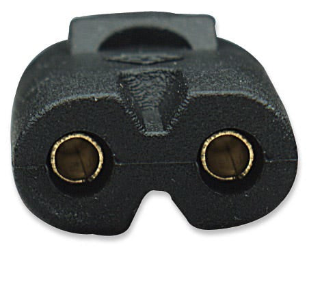 Manhattan Power Cord/Cable, UK 3-pin plug to C7 Female (figure of eight), 1.8m, 13A, Black, Lead, Lifetime Warranty