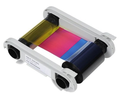 Evolis R5H004NAA Thermal-transfer ribbon Bk,C,M,Y, Transparent half-frame, 400 pages for Evolis Primacy/Zenius