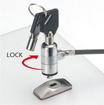 eSTUFF GLB220108 cable lock Black 1.8 m