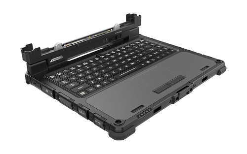 Getac GDKBNJ mobile device keyboard Black, Grey Nordic