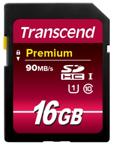 Transcend SD Card SDXC/SDHC Class 10 UHS-I 16GB