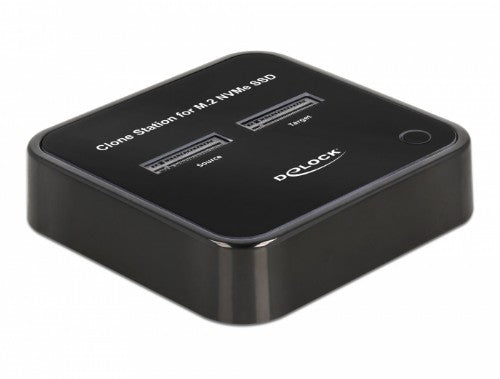 DeLOCK M.2 Docking Station for 2 x M.2 NVMe PCIe SSD with Clone function